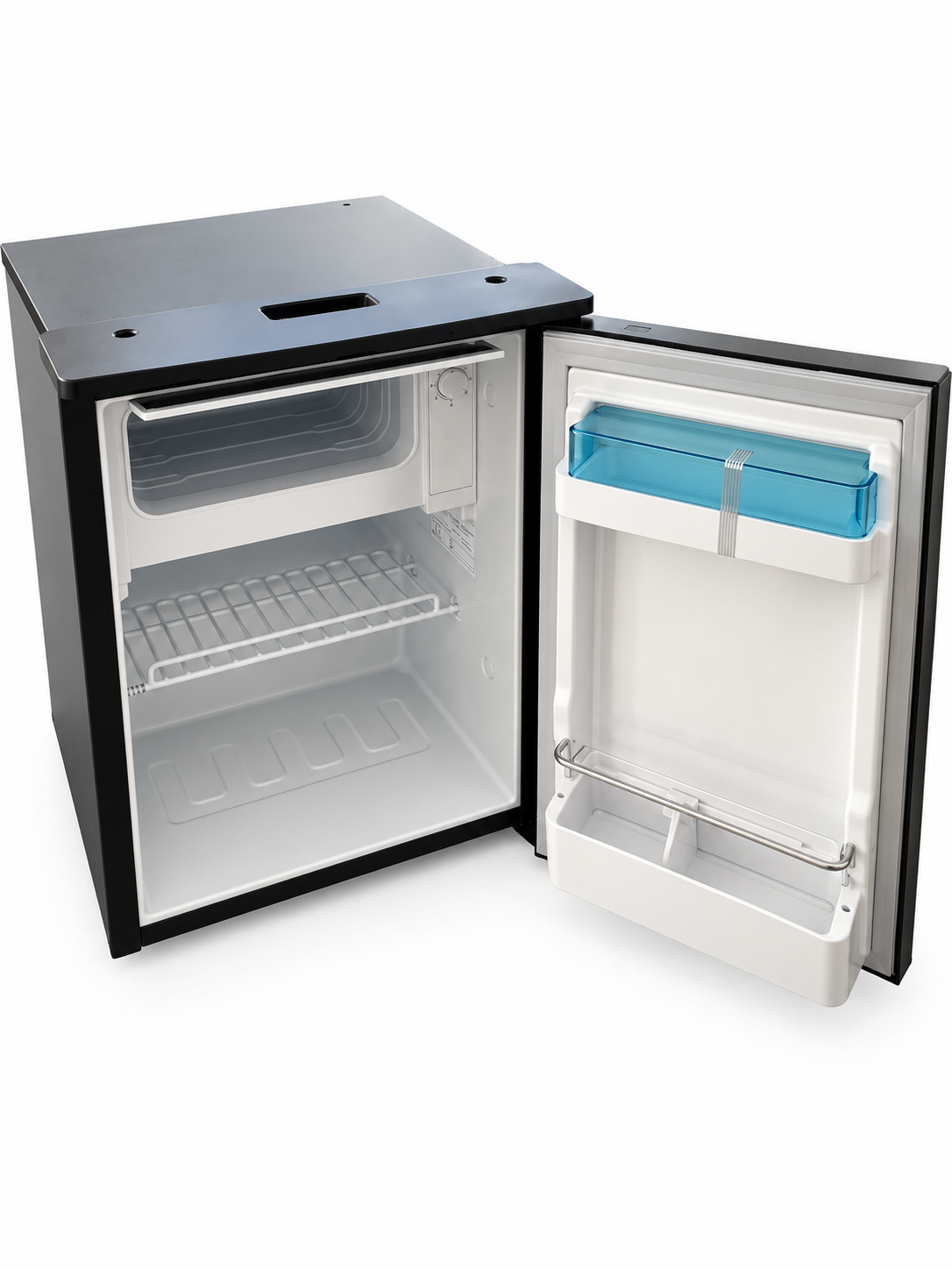 85L Black  Freucamp/Sanjo 12V/24V Compressor Fridge BCD-85