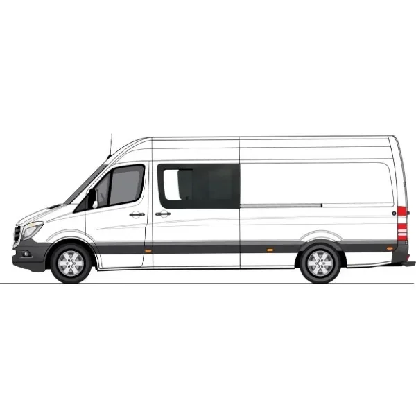 Sprinter 2006-Present Sliding Door Window With Slider *Collection Only*