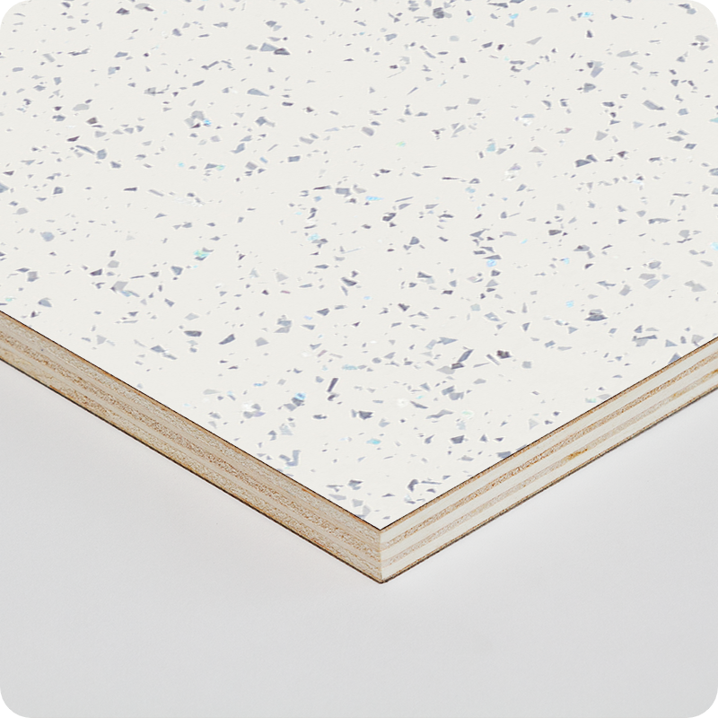 White Sparkle 15mm Lightweight Plywood *Collection Only*