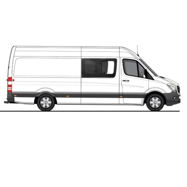 Sprinter 2006-Present Right Front Window With Slider *Collection Only*