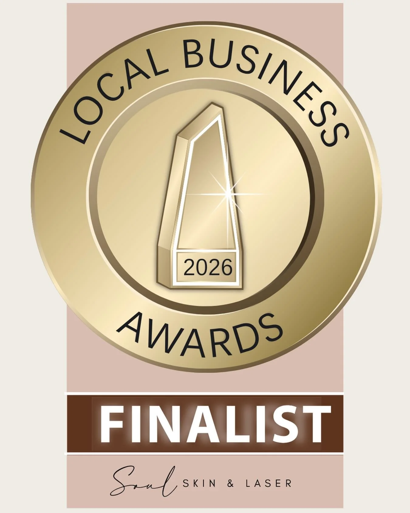 Finalist. What a moment.

We&rsquo;re incredibly honoured to be named a finalist in the Illawarra &amp; South Coast Local Business Awards for Beauty Services.

To every single person who took the time to vote for Soul Skin &amp; Laser, thank you. You