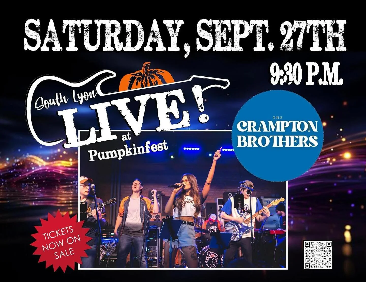 Fall is right around the corner 🍂 
And the best way to kickstart spooky szn is with us and @southlyonlive at Pumpkinfest! 
We hit it at 9:30, and we&rsquo;ll go until they kick us out. Ticket link is in our bio 🎟️ 
Don&rsquo;t sleep on this one 👀 