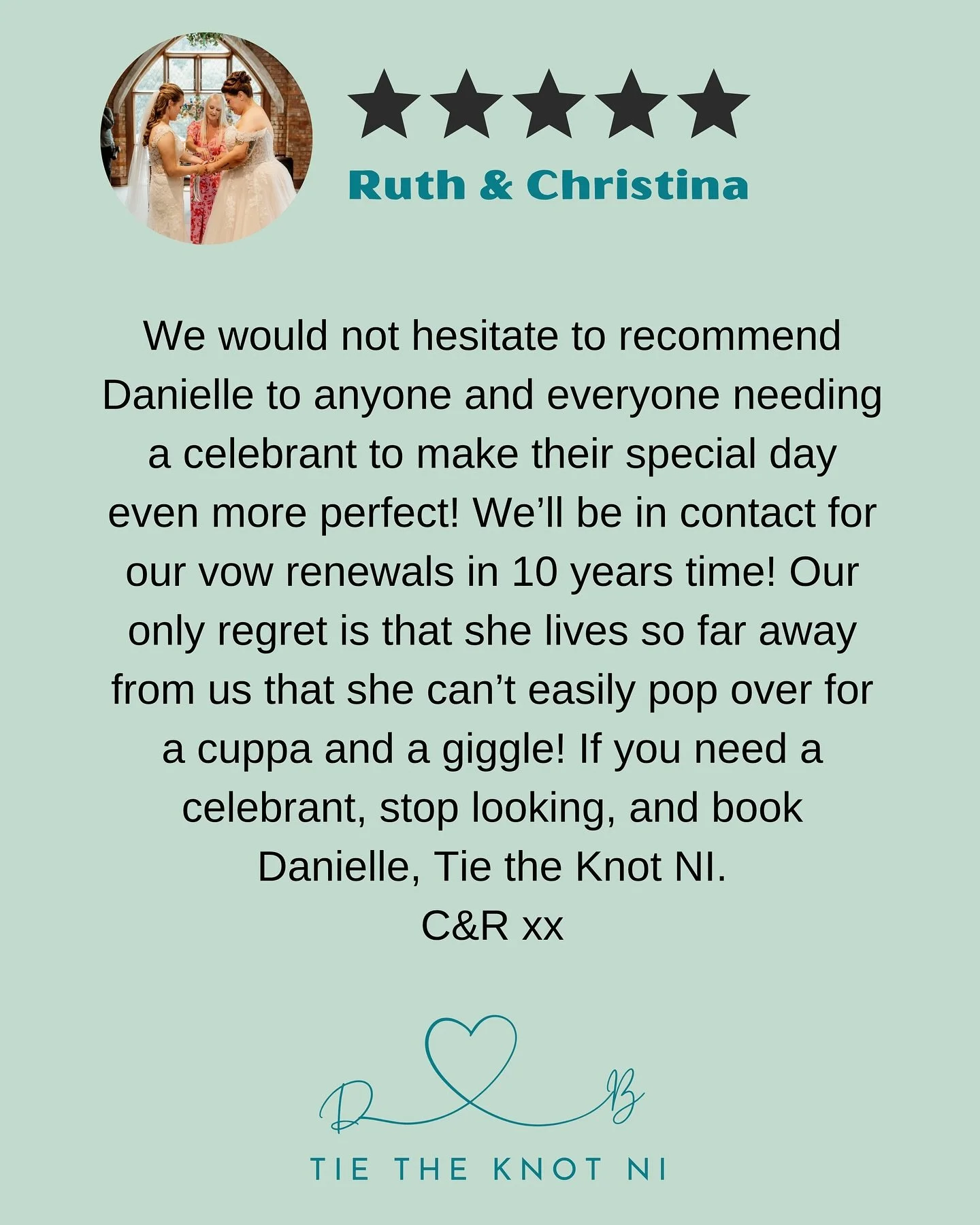 🌟 Review 🌟

Ruth and Christina, thank you both so much for this beautiful review. I have the biggest smile on my face reading it. From the moment we met I felt that same instant connection and genuine ease. Our chats flowed, the laughter was consta