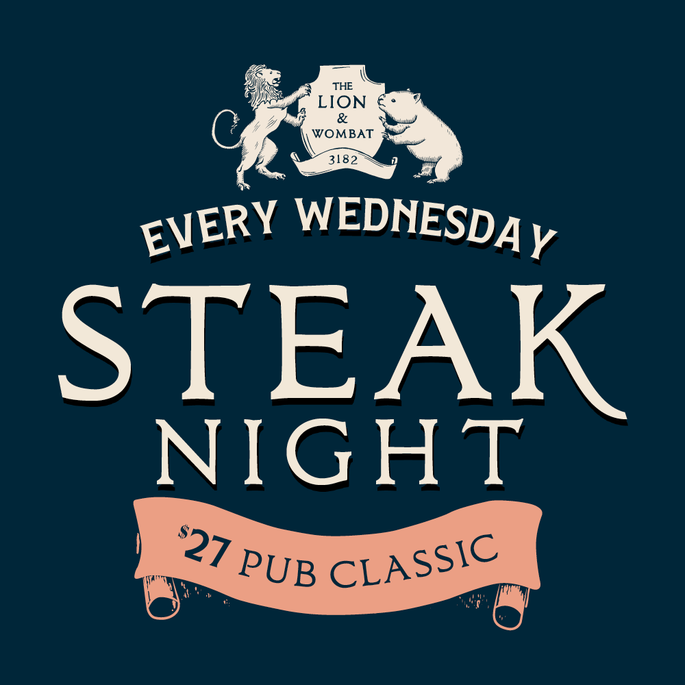 Steak Night Wednesday St Kilda