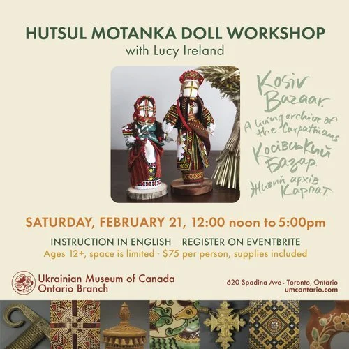 Hutsul Motanka Workshop