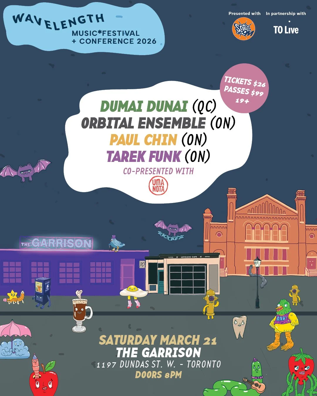 Dumai Dunai + Paul Chin + Orbital Ensemble + Tarek Funk: Wavelength Music Festival + Conference 2026