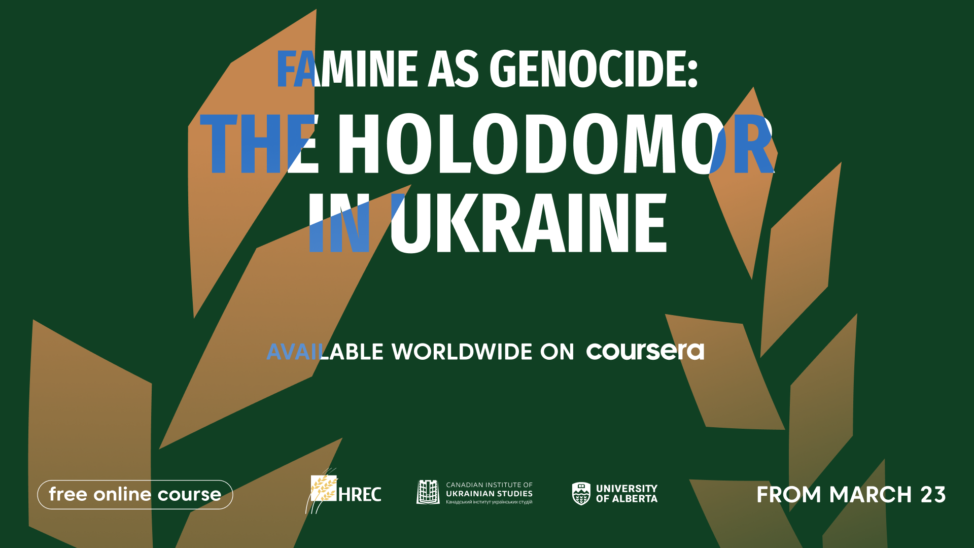 Famine as Genocide in the 20th Century: Coursera Launch