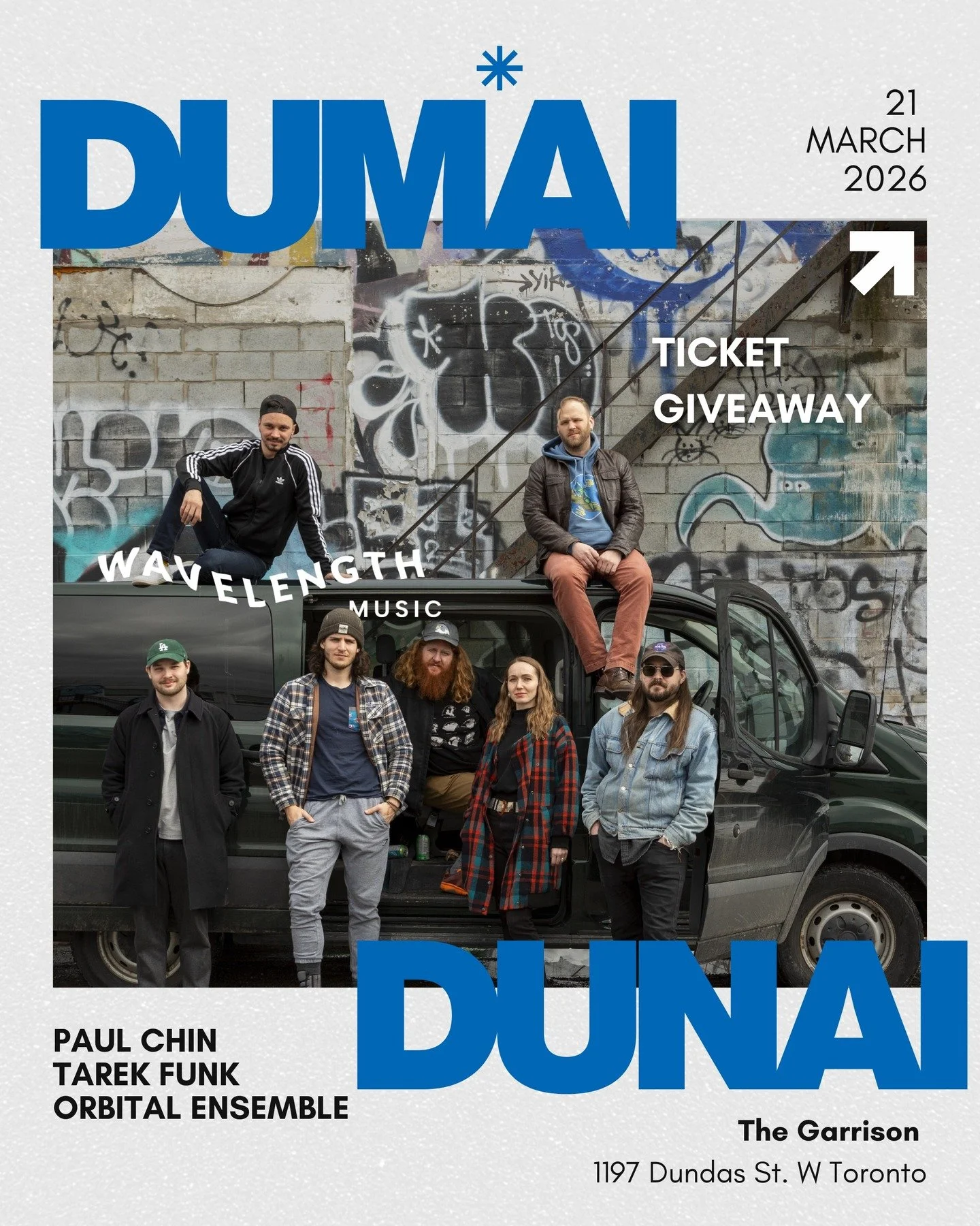 🎟️ GIVEAWAY: we're giving away a pair of tickets to see Dumai Dunai at Wavelength Music Festival!

The Montr&eacute;al seven-piece plays Balkan brass, Ukrainian village polyphony, and dub-punk energy all at once &mdash; blasting horns, deep grooves,