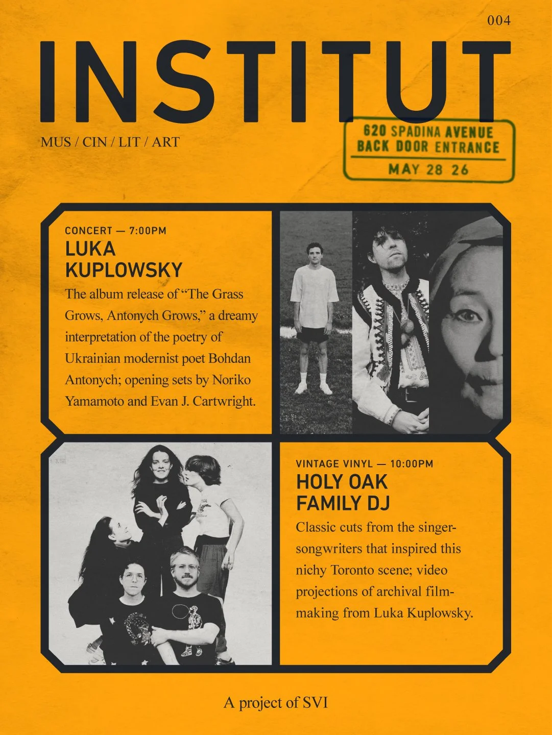 INSTITUT 004 | Luka Kuplowsky &amp; Band | HOLY OAK FAMILY DJ