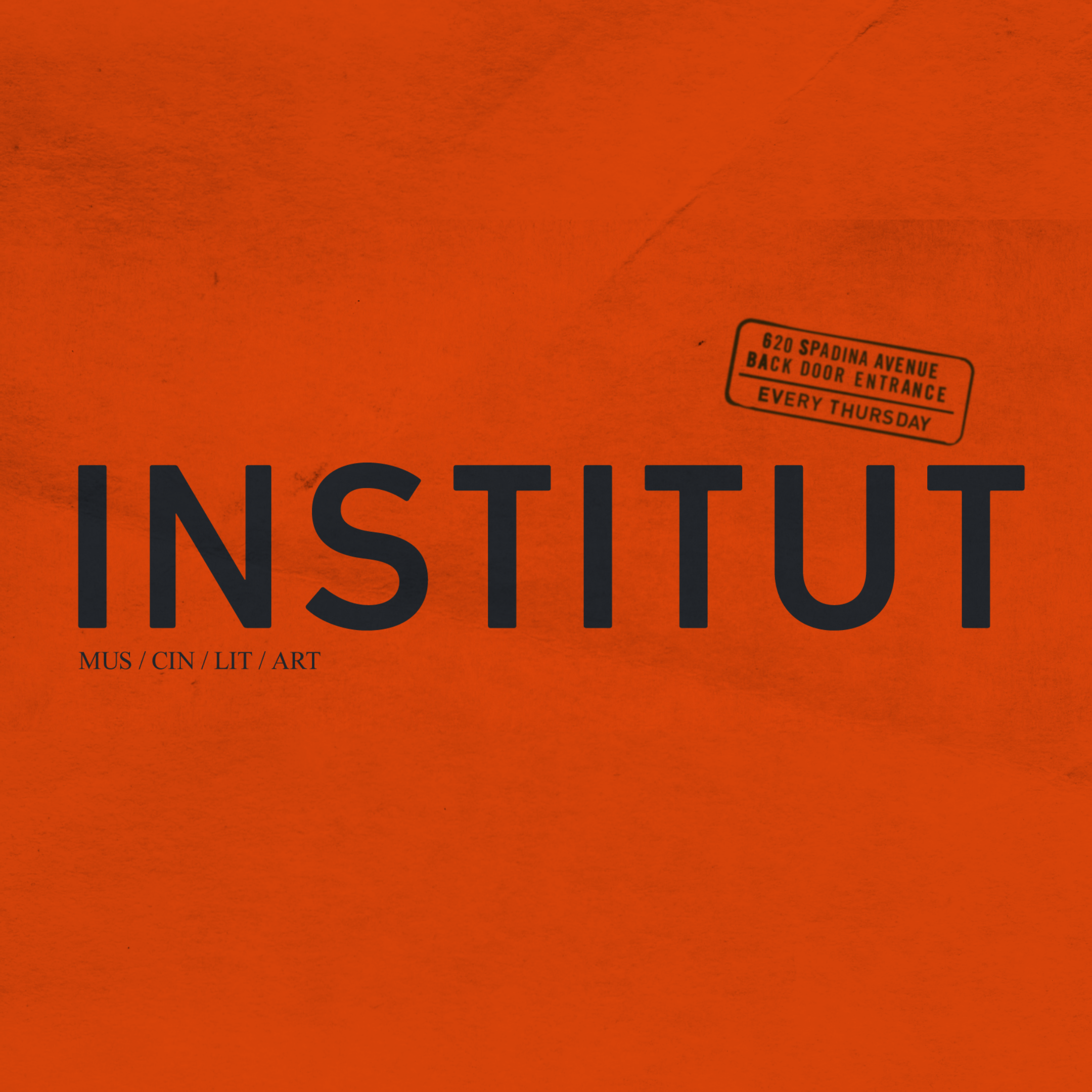 INSTITUT. Finally.