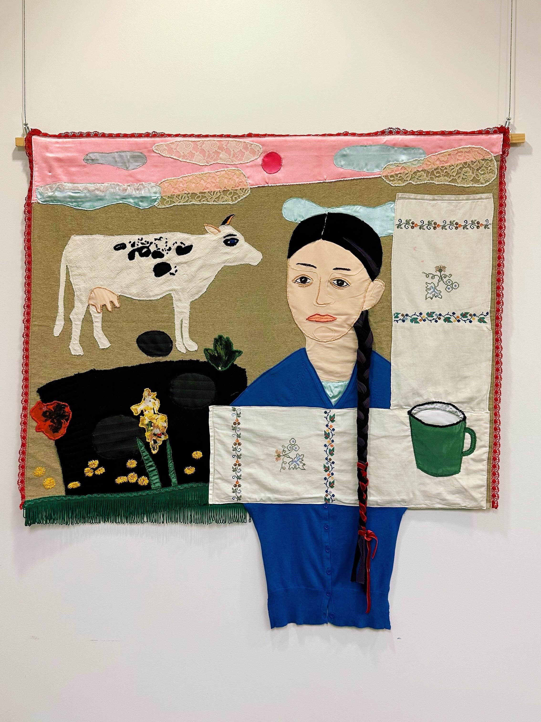 Some work asks to be seen up close.

This Friday, Oksana Briukhovetska&rsquo;s (@oksana_briukhovetska) In the Name of Life opens at SVI. Textile pieces where fabric becomes a record of memory, resistance, and the quiet labour of holding on.

Spend th