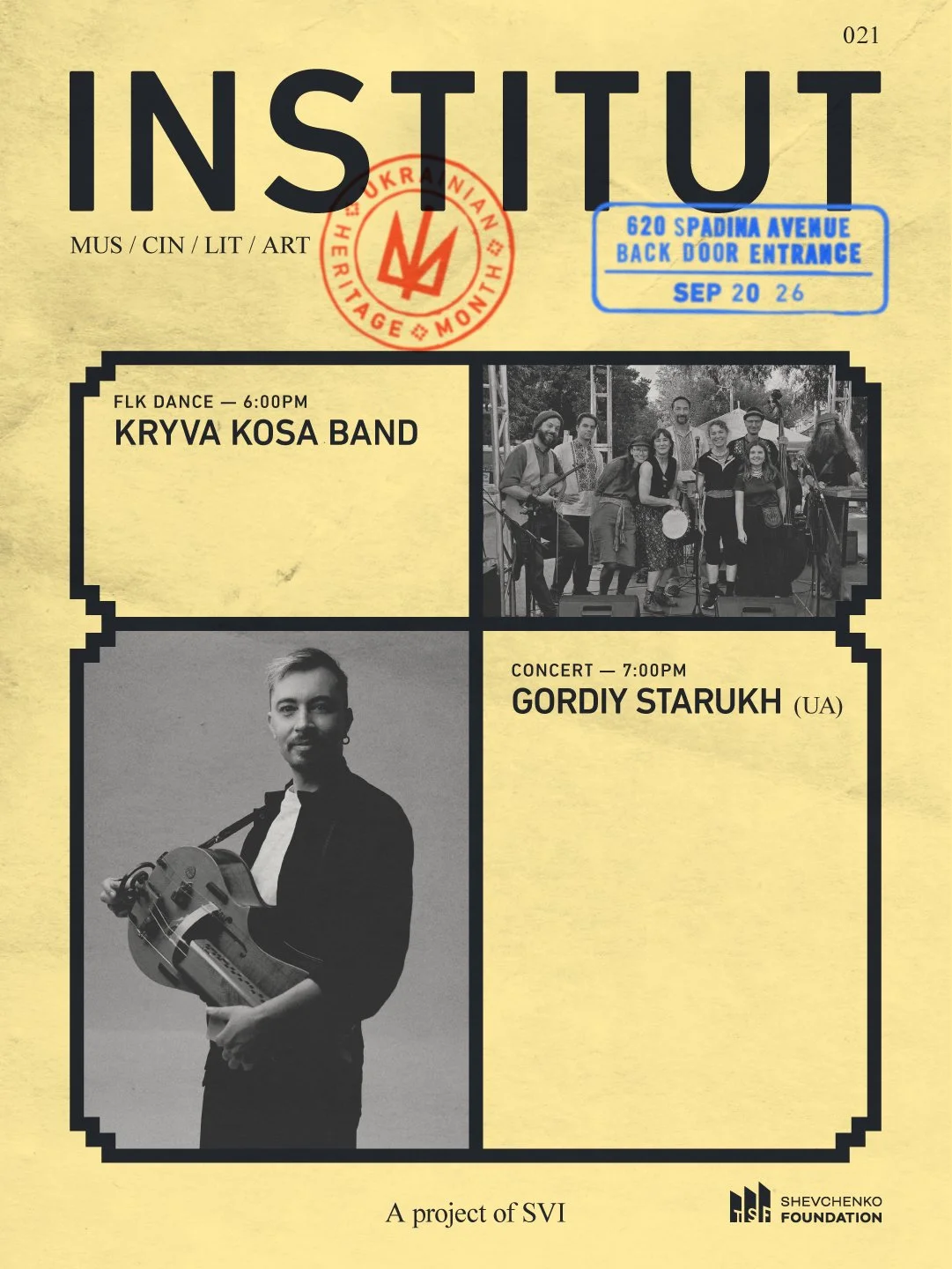 INSTITUT 021 | concert | GORDIY STARUKH (UA)