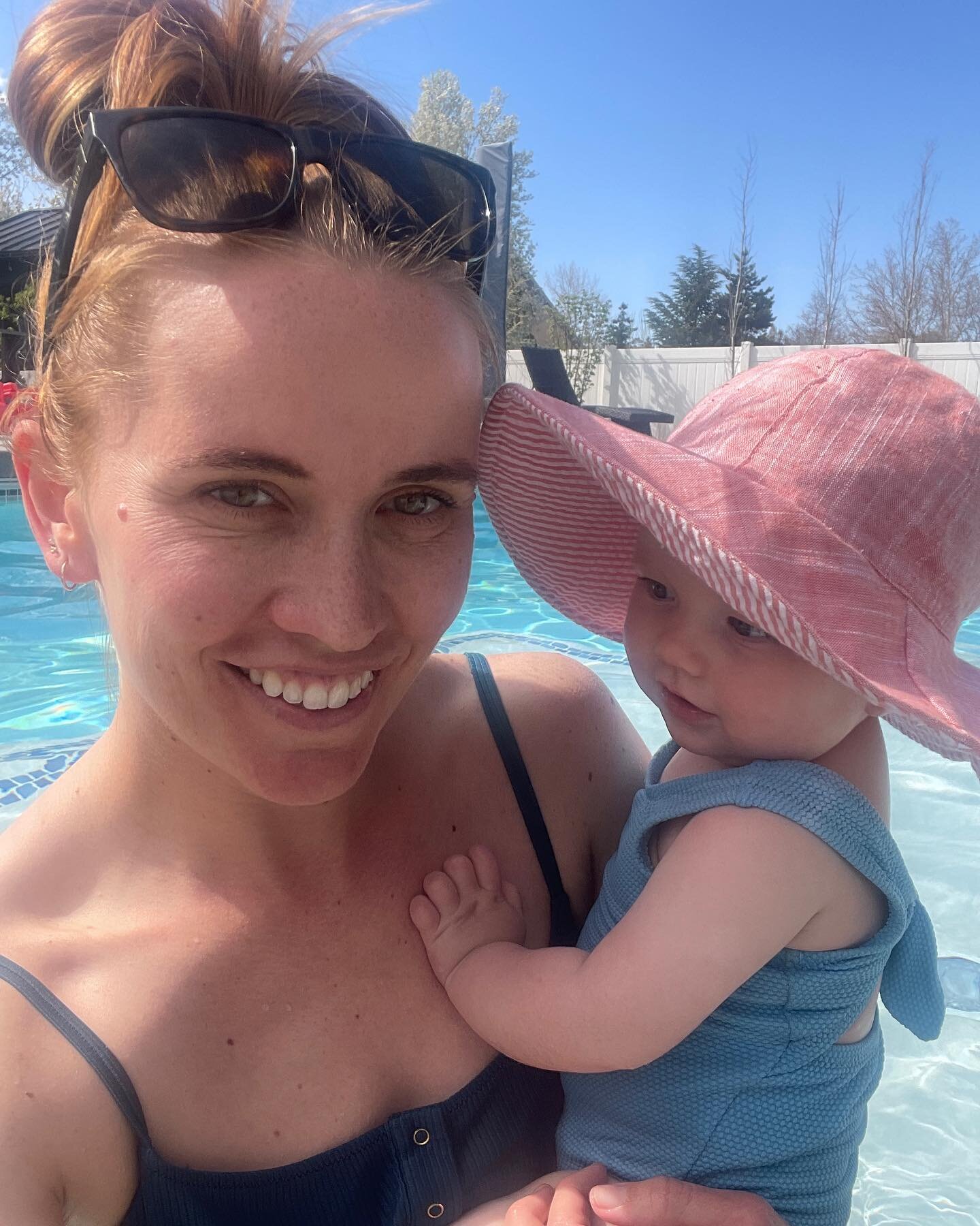 Lately. 🤍

Had our first swim of the year and little miss' first ever in papa's pool. She loved it as long as I was holding onto her. 

We celebrated Sawyers 2nd birthday with his favorite things, mac and cheese for breakfast, the zoo and swimming. 