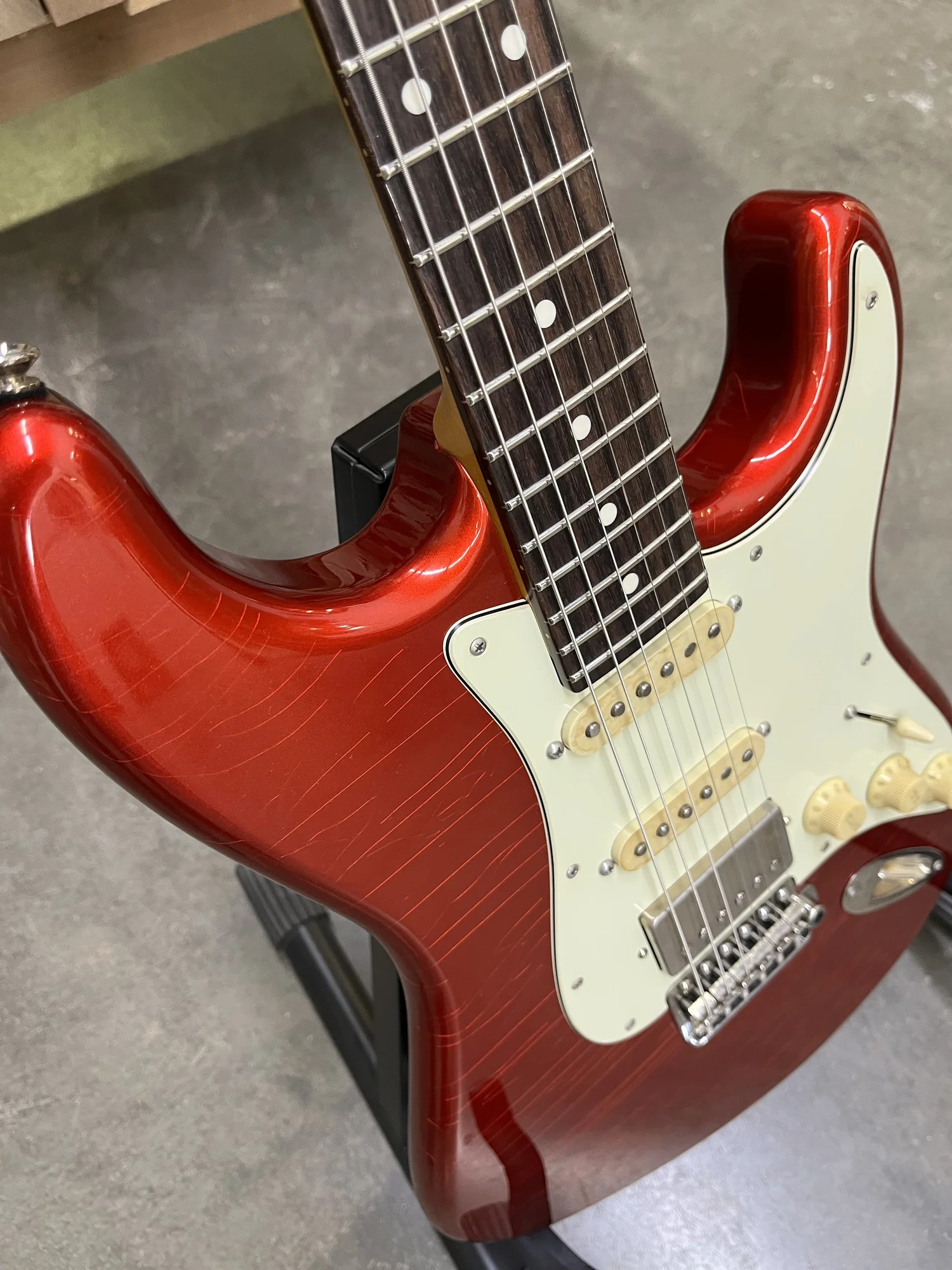 NOS Retro • TW Candy Apple Red — Guitars Handcrafted by Don Grosh!