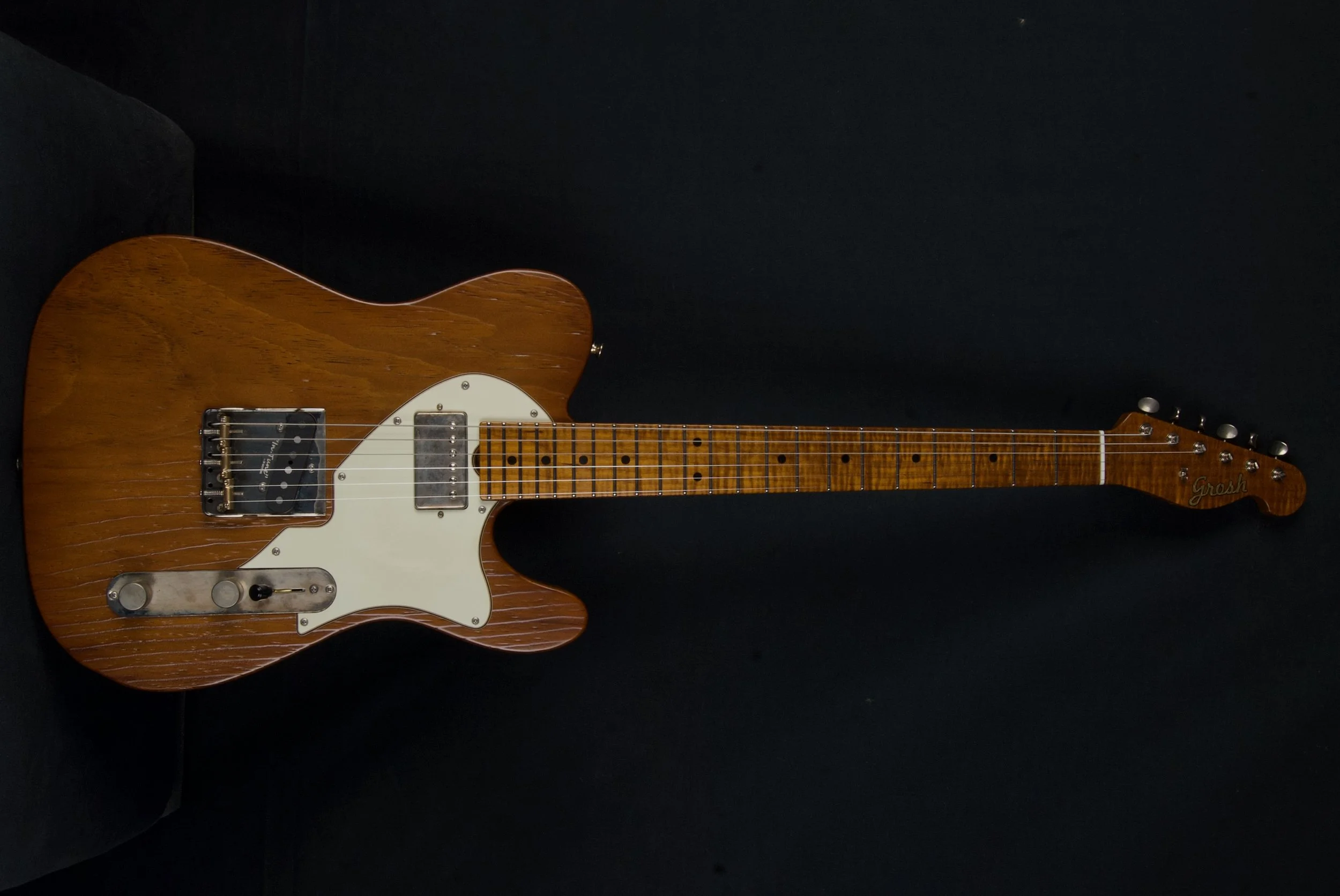 Grosh NOS Vintage T TimeWorn Roasted Pine — Guitars Handcrafted by
