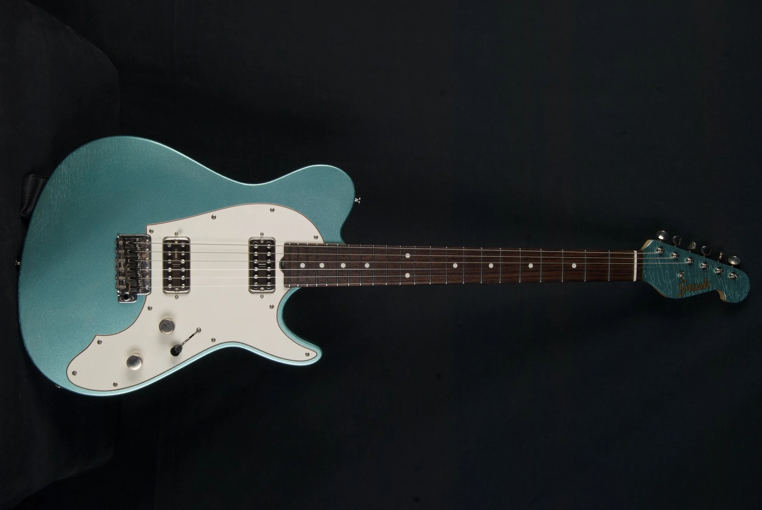 Grosh DeltaJet SC Guitar in Ice Mint Metallic