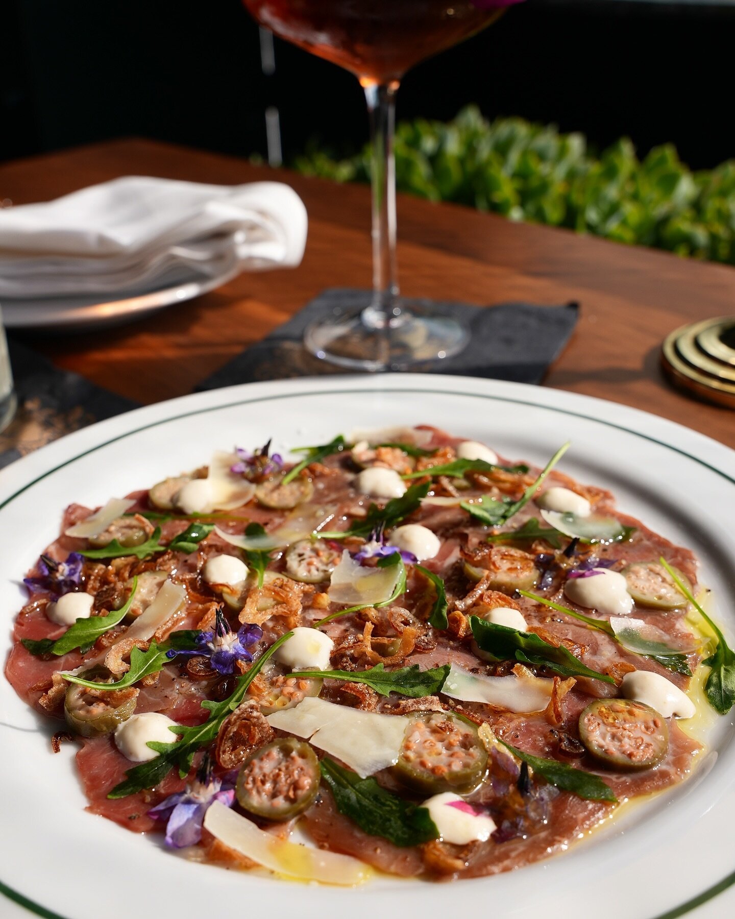 Sliced to perfection: our beef carpaccio awaits your taste.

#PureDelight #losangeles #beverlyhills #westhollywood #beefcarpaccio #delicious