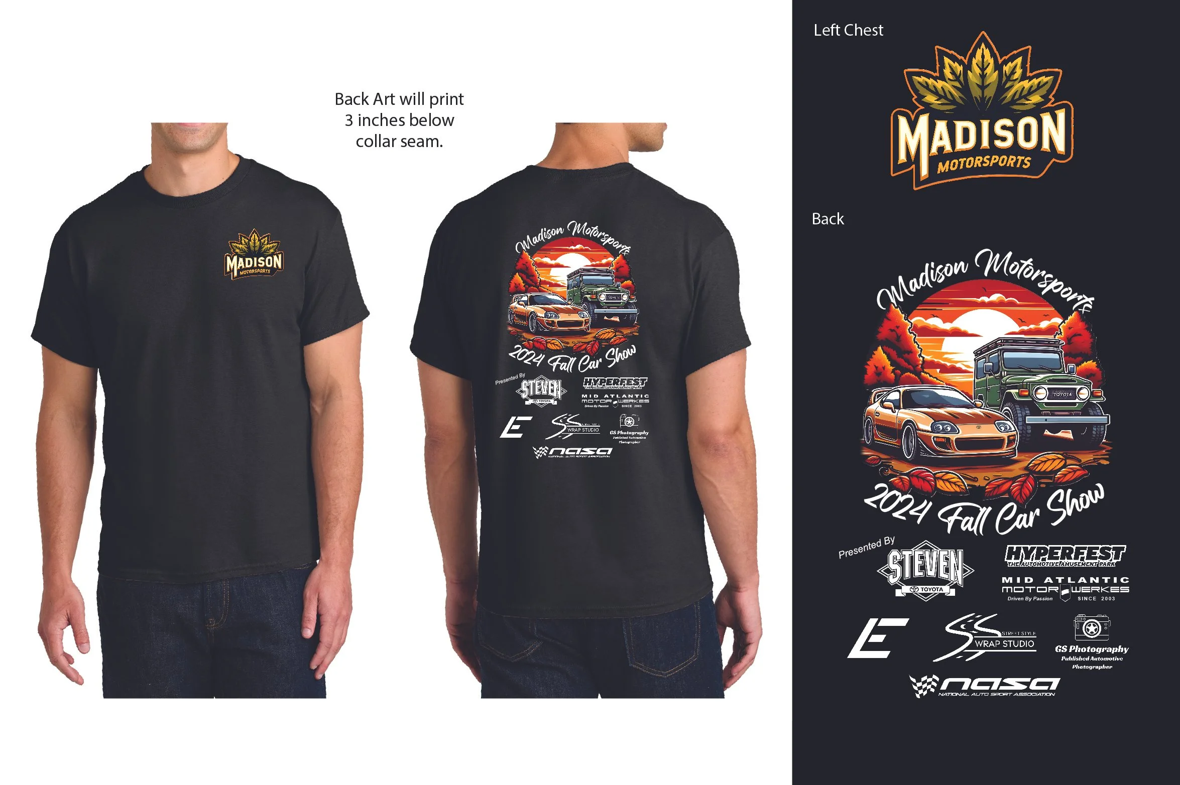2024 Fall Car Show T-Shirt