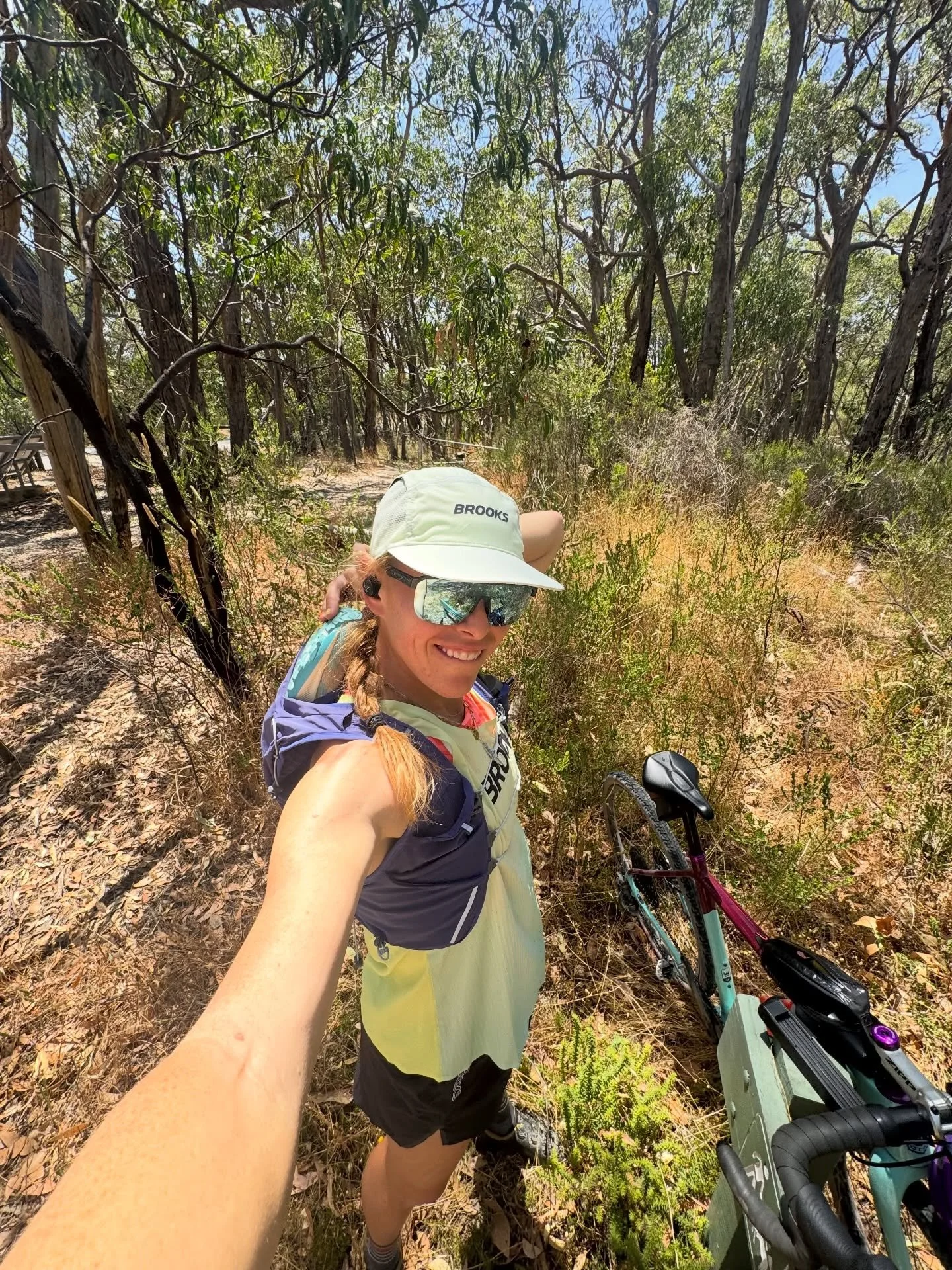 It&rsquo;s more than a hydration pack. My @nathansportsinc  is my long-ride, long-run, trail-to-town, &ldquo;oops I forgot ingredients for dinner&rdquo; pack.

Yes, it carries my @hydrapak bladder for hot bike days.
Yes, it hauls speed flakes + nutri