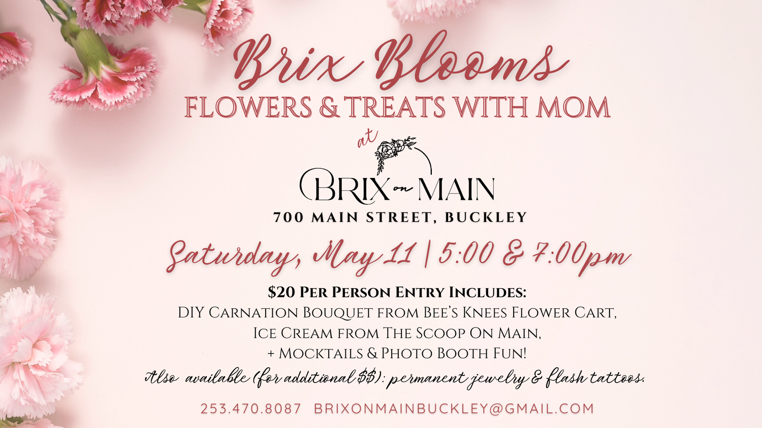 Brix Blooms - Flowers + Treats with Mom