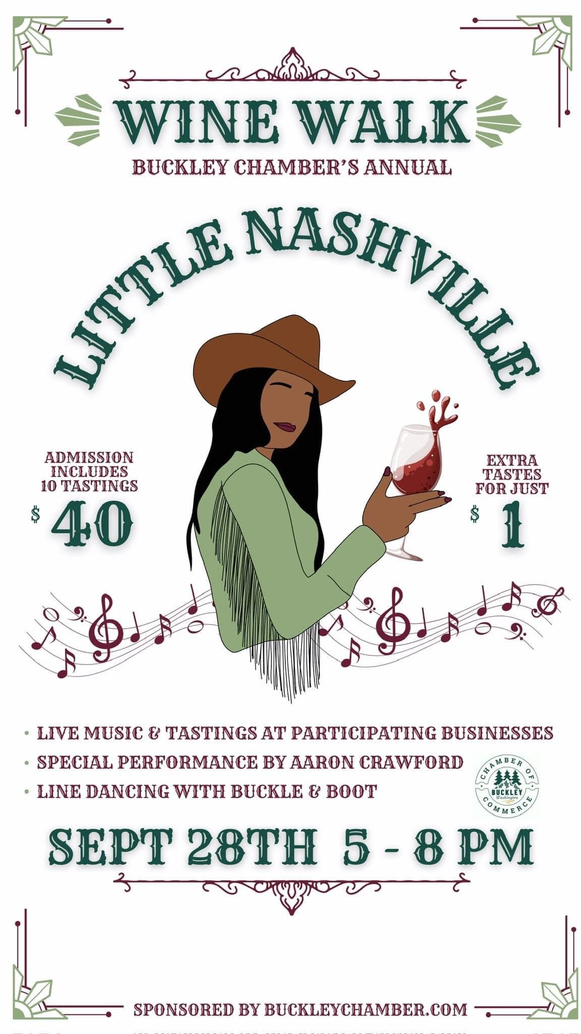 Buckley "Little Nashville" Wine Walk