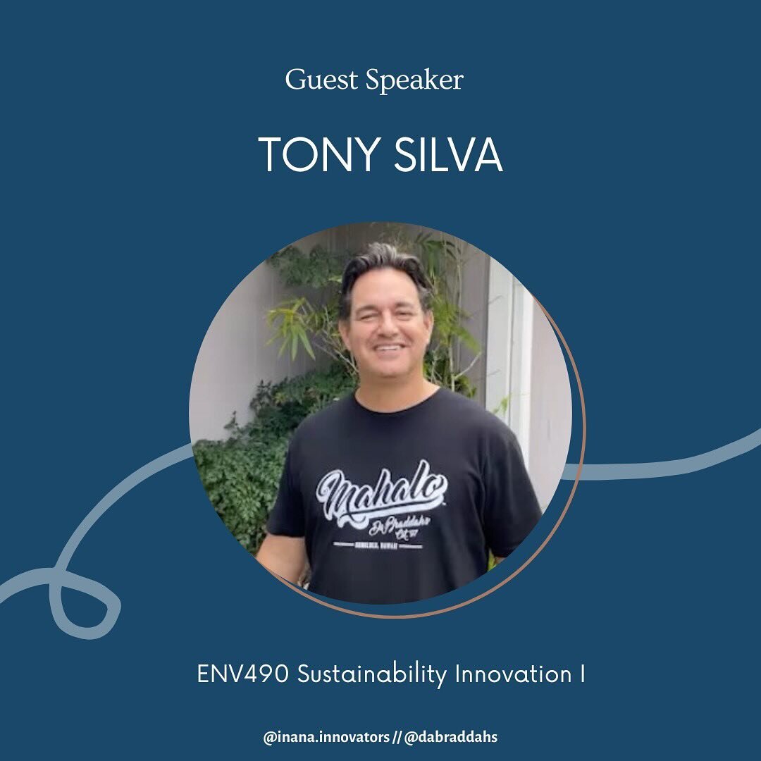 🌿 Inspiring Insights 🗣️ | We had the privilege of welcoming Tony Silva as a guest speaker in our ENV490 Sustainability Innovation class. His captivating talk on storytelling and public speaking left us motivated and ready to make a change for a gre