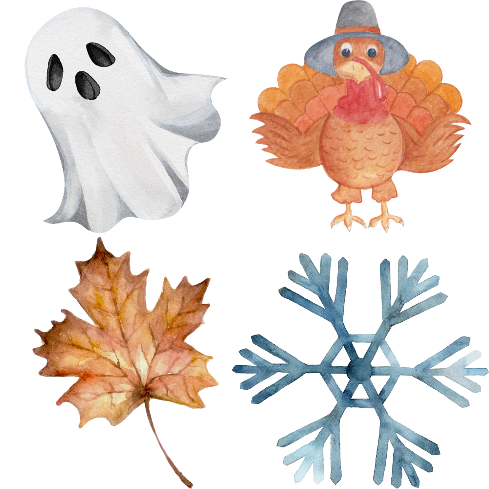Buying: all seasons + halloween & thanksgiving