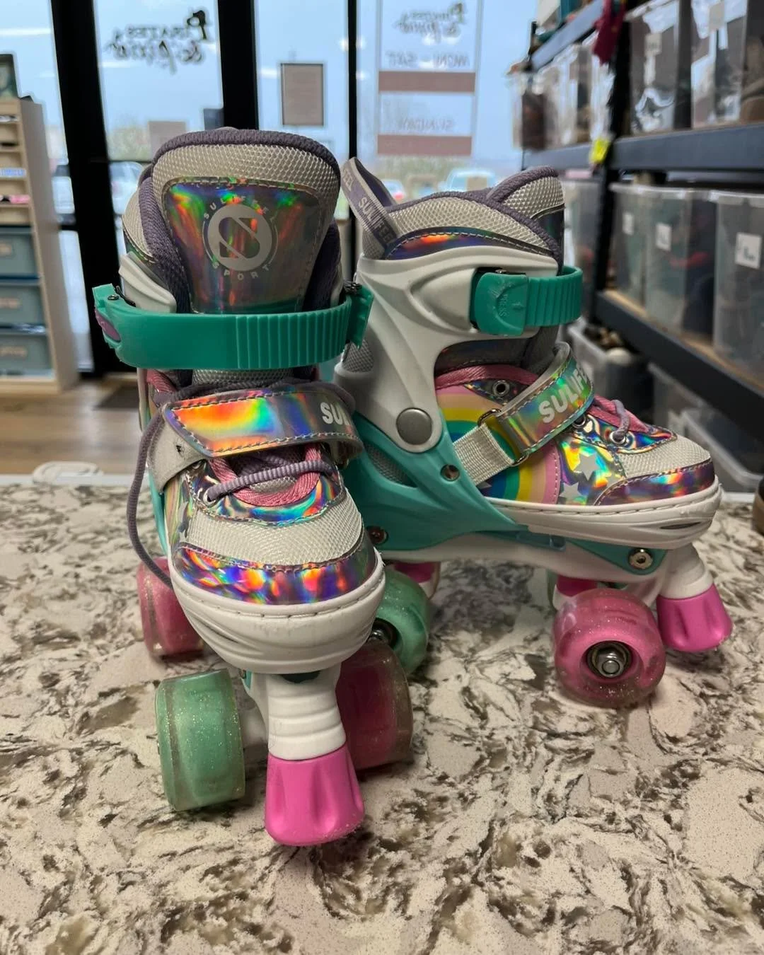 Skate into summer looking super cute with these!! Only $17.99 🩵🩷💜