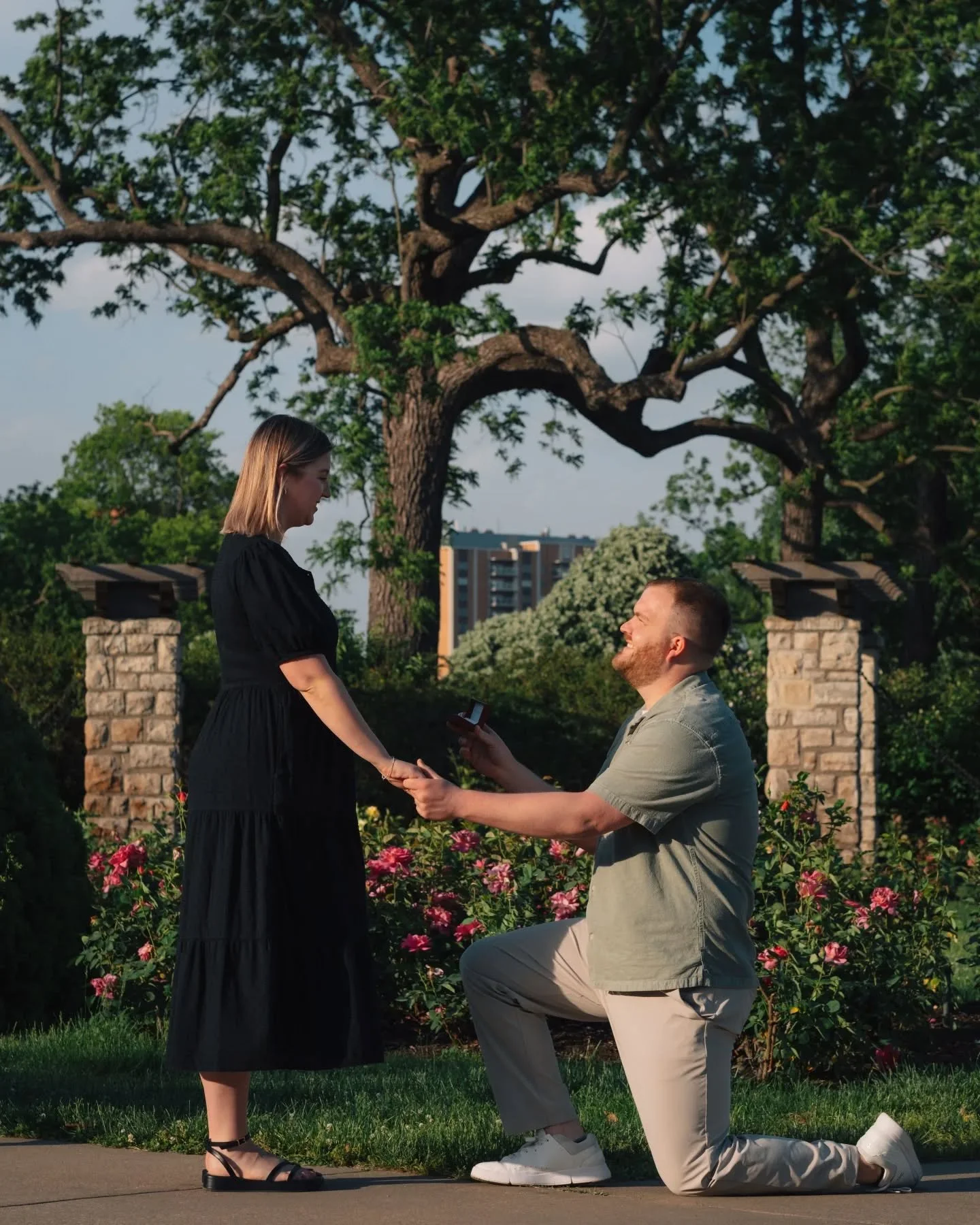 engagement shoot | lauren &amp; riley 

one of the best days celebrating two of our favorite people!! there is truly nothing sweeter than your best friends falling in love, so when @riley_mcgov asked us to shoot his proposal - we couldn't have been m