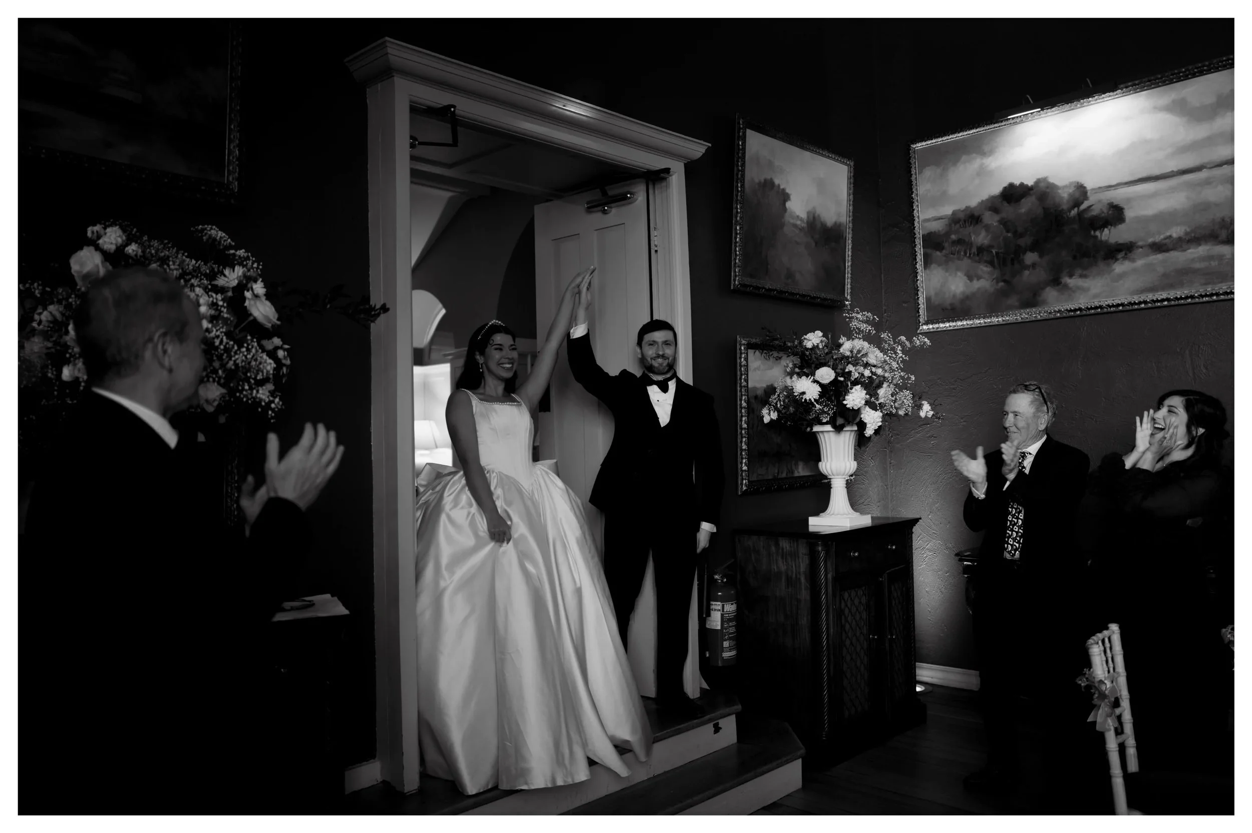 Nadya + David 

April 18th, 2026

#leicaq3  #leica #belleisle #ireland 

The poem I wrote and read aloud during the ceremony: 

As	Daylight	fades 
Our	guide 	seeks 	her	 rest,
What	path 	do we	take	and at	whose	behest?	
With	only	a	glimmer 	to 	fill	