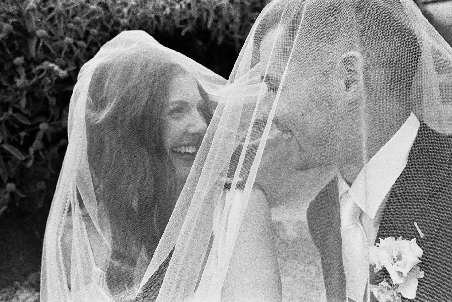 some b+w film from the berns wedding 🤍
