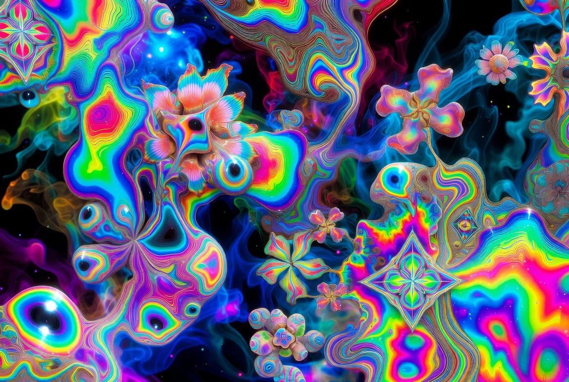 Psychedelic Mix Hot Power Flow
