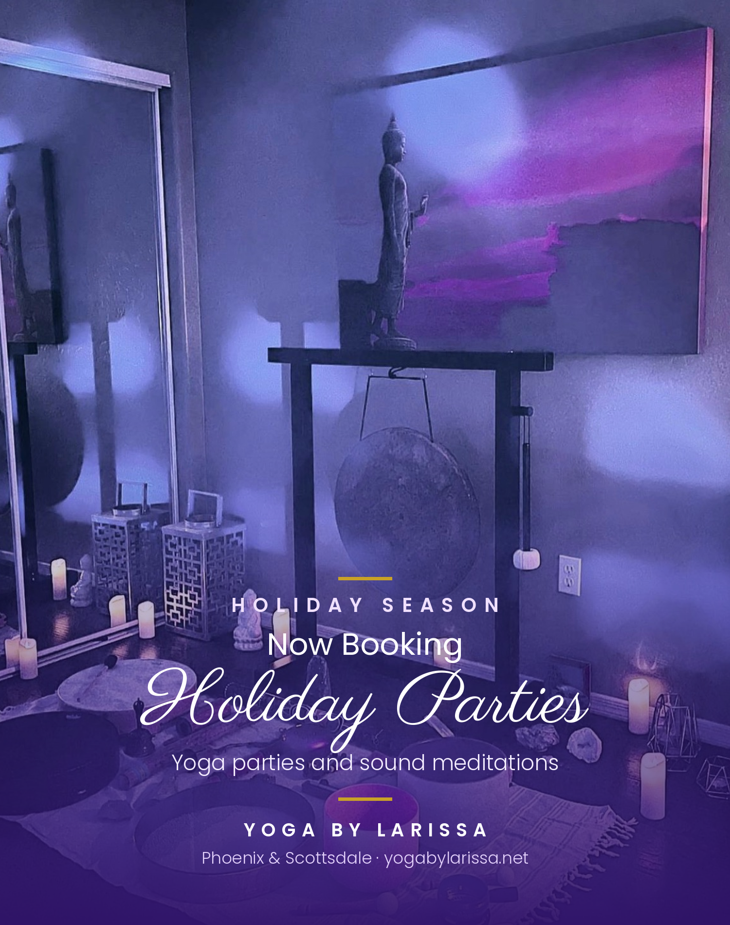 Holiday Sound Meditation Parties in Scottsdale, AZ