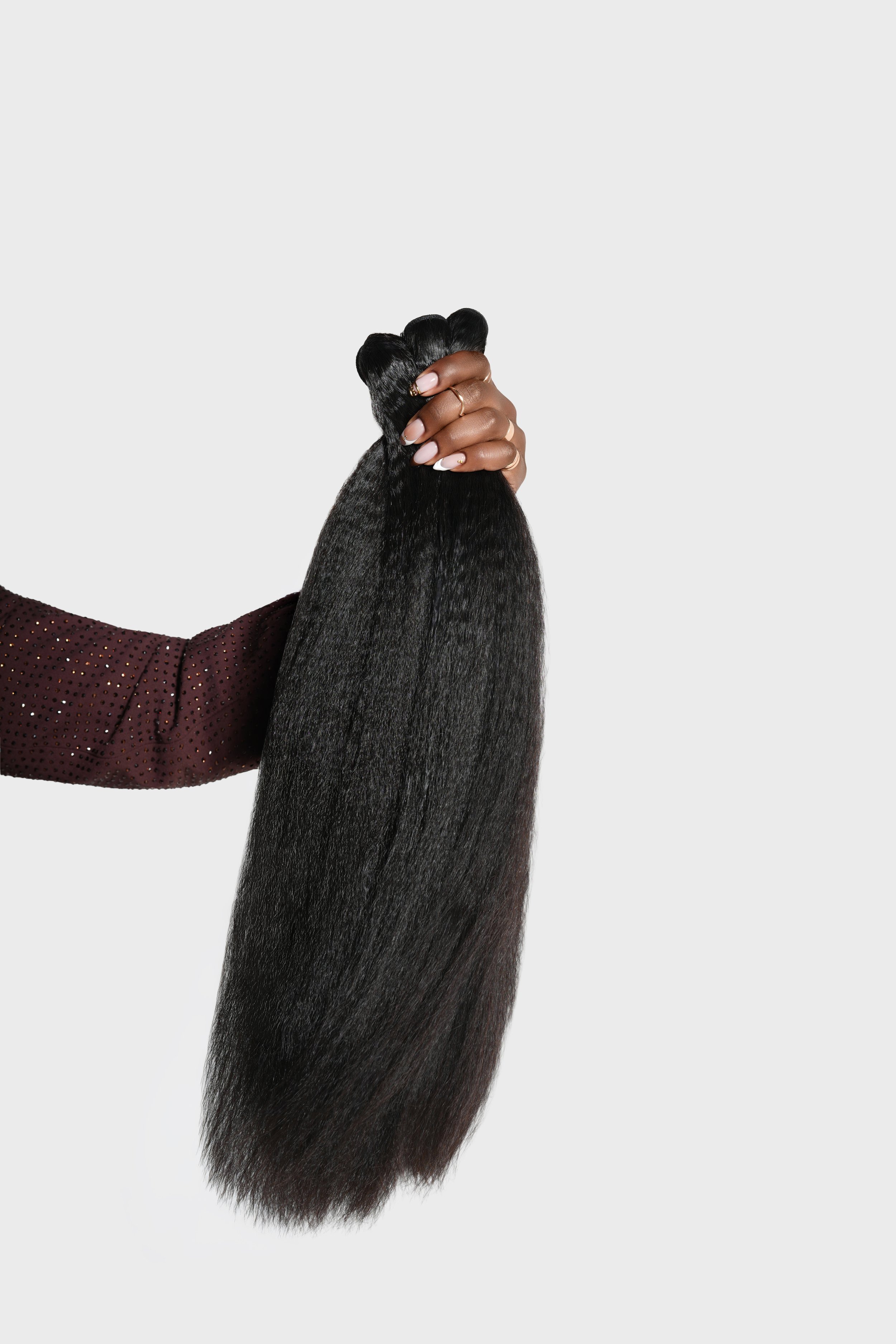 Burmese Kinky Straight Virgin Hair