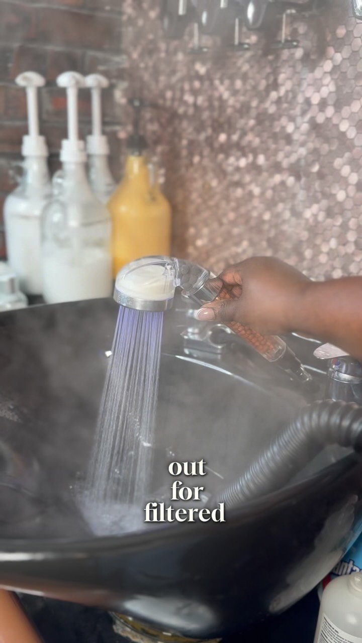 We now have filter water at the shampoo bowls π«ΆπΎβ¨