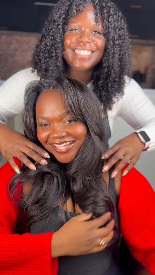 22” Kinky Straight Closure Behind the Hairline using hair from my collection www.penthouse.salon