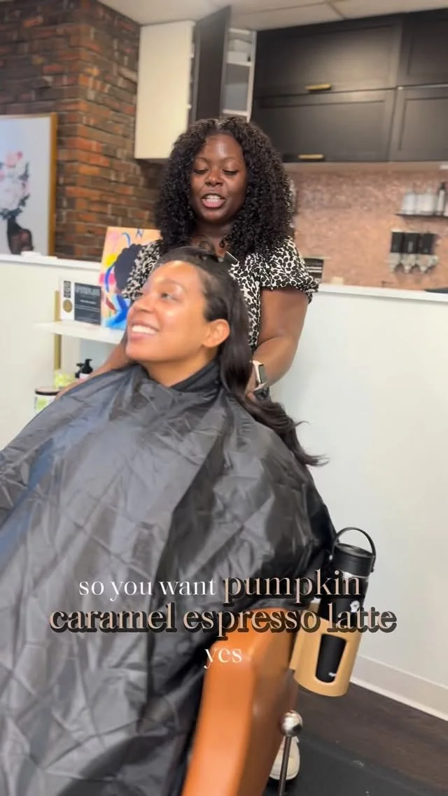 She is wearing 16” Cambodian Wavy Curly bundles available for Purchase / Pick Up / Shipping at www.penthouse.salon