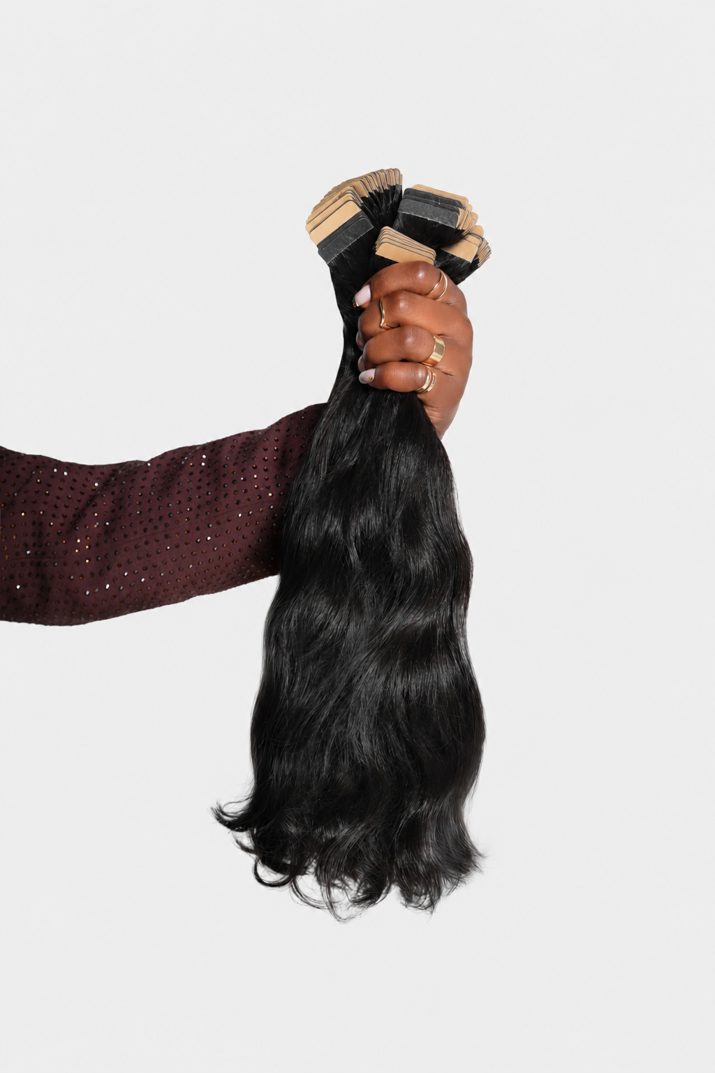 Premium Raw Cambodian Natural Wavy Tape Ins