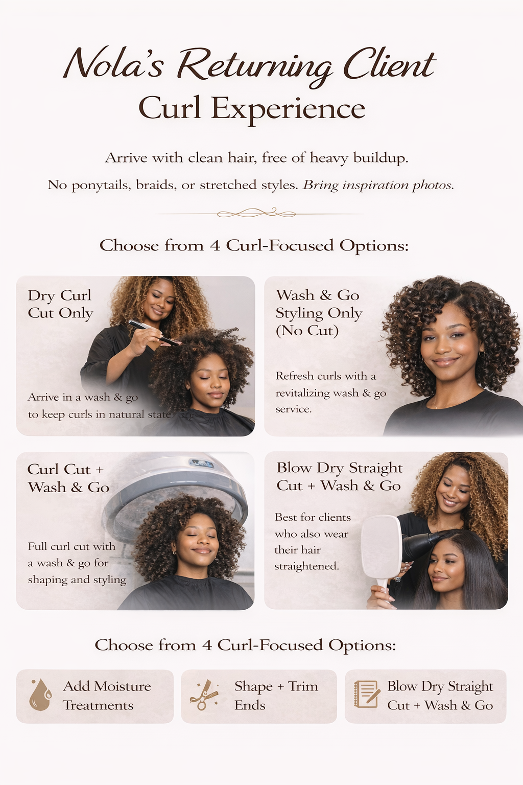 Returning Client Curl Experience