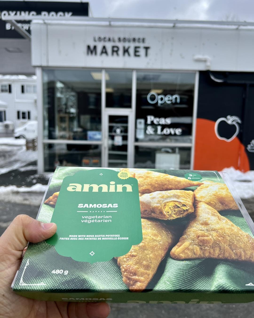 You can now find our Frozen Samosa packs at the vibrant Local Source Market situated on both Agricola Street and Windsor Street locations! 
@localsource 
Truly Peas &amp; Love ❤️