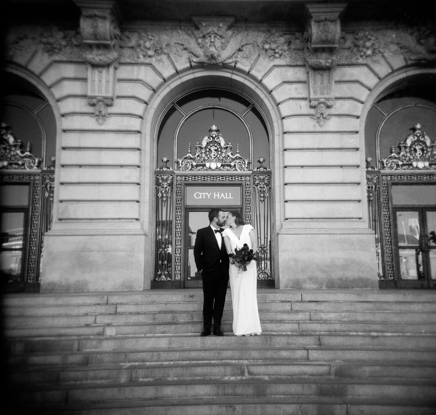 Winter Wedding at San Francisco City Hall