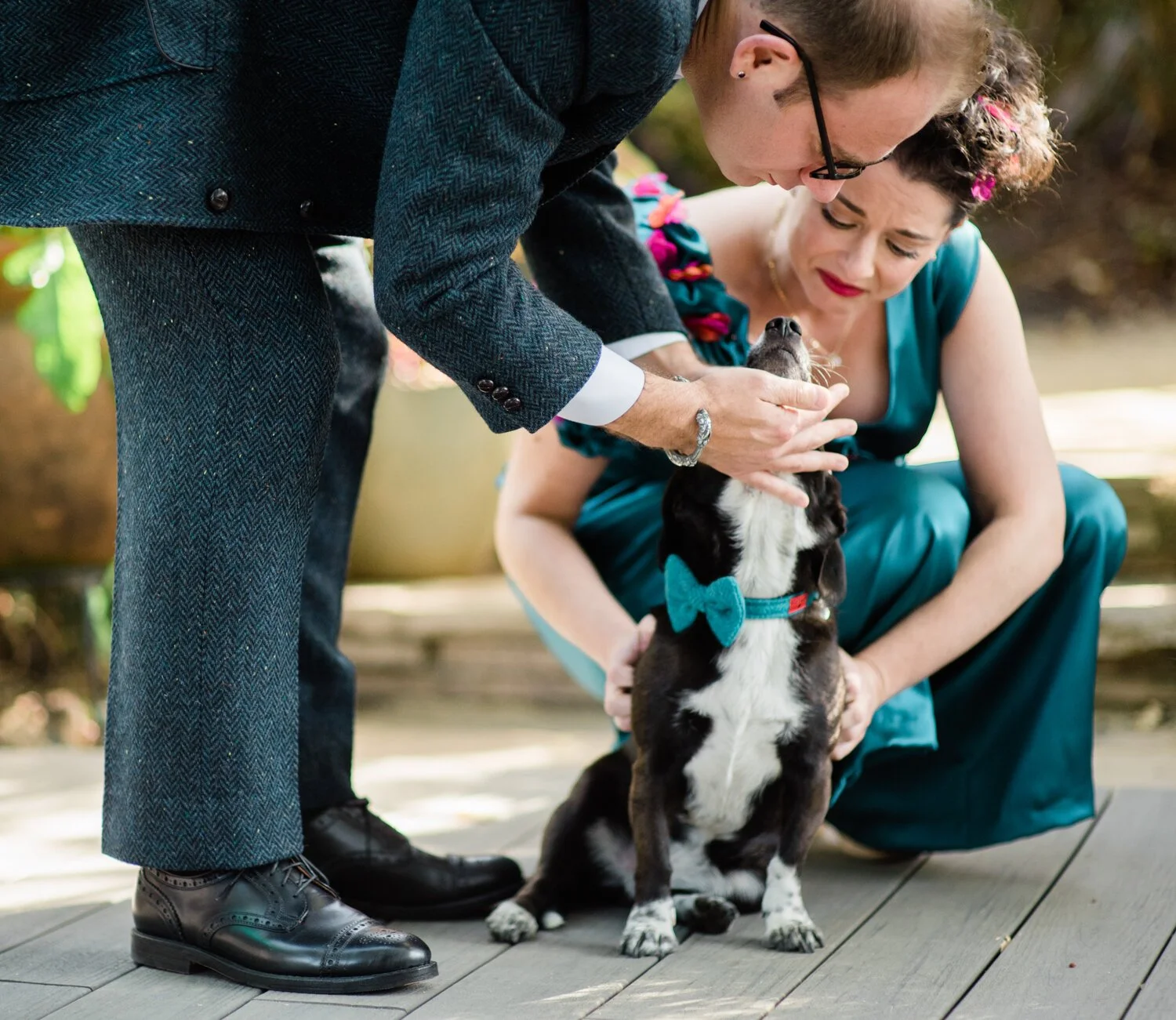 Colorful Backyard Wedding