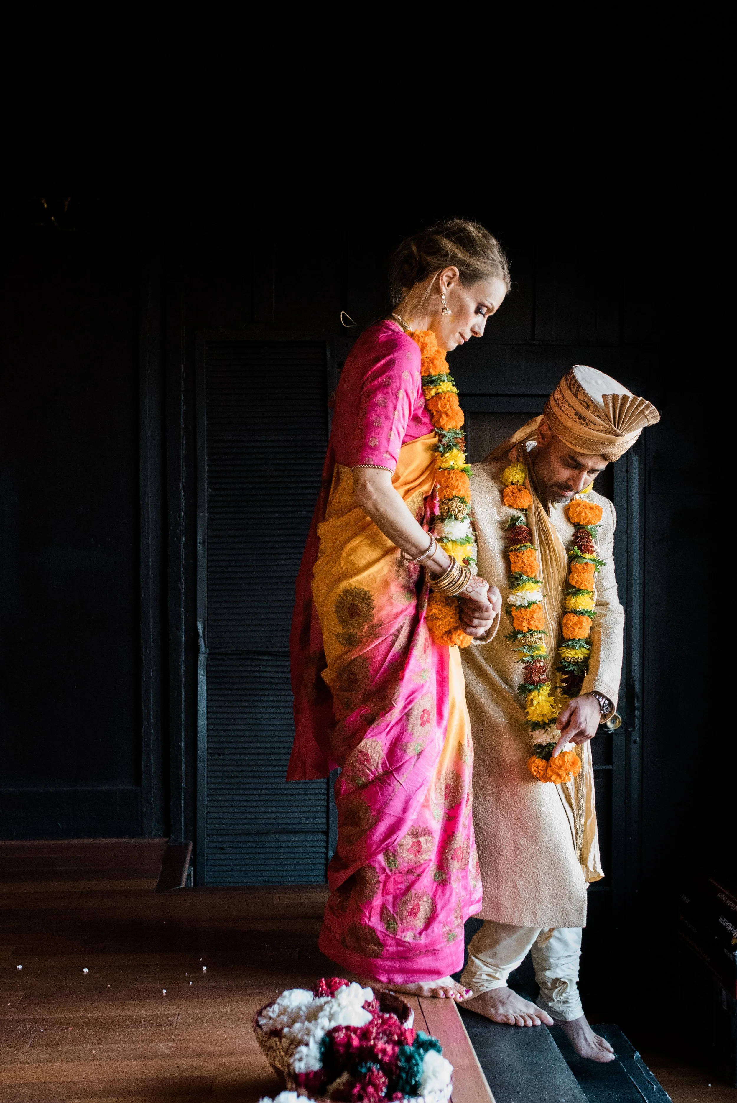 Indian Ceremony in San Francisco and Headlands Center for the Arts Wedding