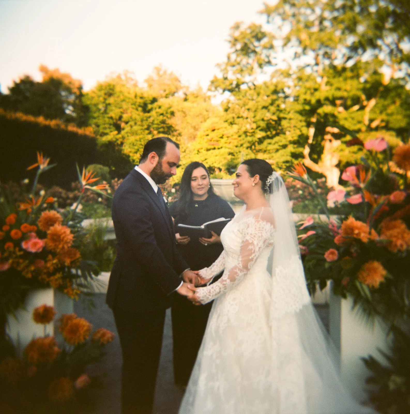 Tropical Garden Wedding at Elm Bank