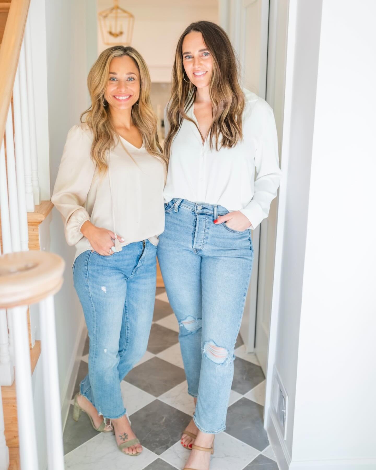 Hi! Meet Becca + Rachel; the owners and lead designers of Intuitive Design. We started our business in 2021 and have successfully completed upwards of 100 projects since! We pride ourselves on a meaningful client-designer relationship and absolutely 