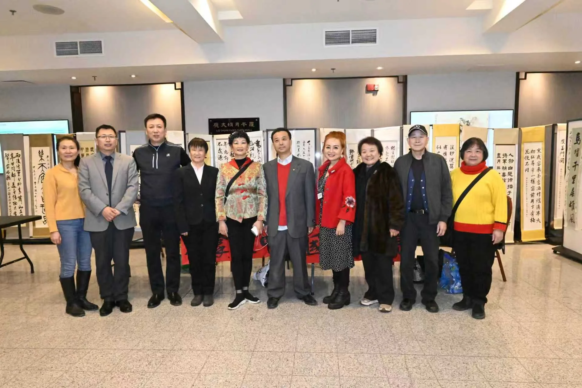 多伦多“水立方”国际名家新年书画展