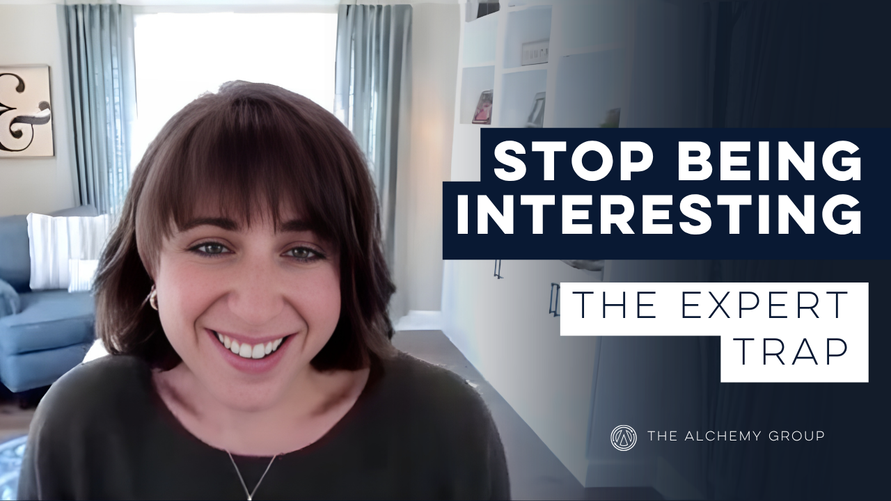 Stop Being Interesting. The “Expert Trap”.