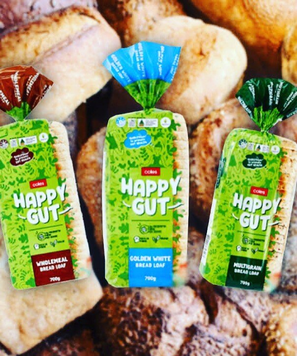 Happy gut bread range contains BARLEYmax which contains beneficial dietary fibers to help support digestive health. It includes prebiotic fibers, resistant starch, beta glucan and fructans. BARELYmax is a wholegrain developed by the CSIRO that has su