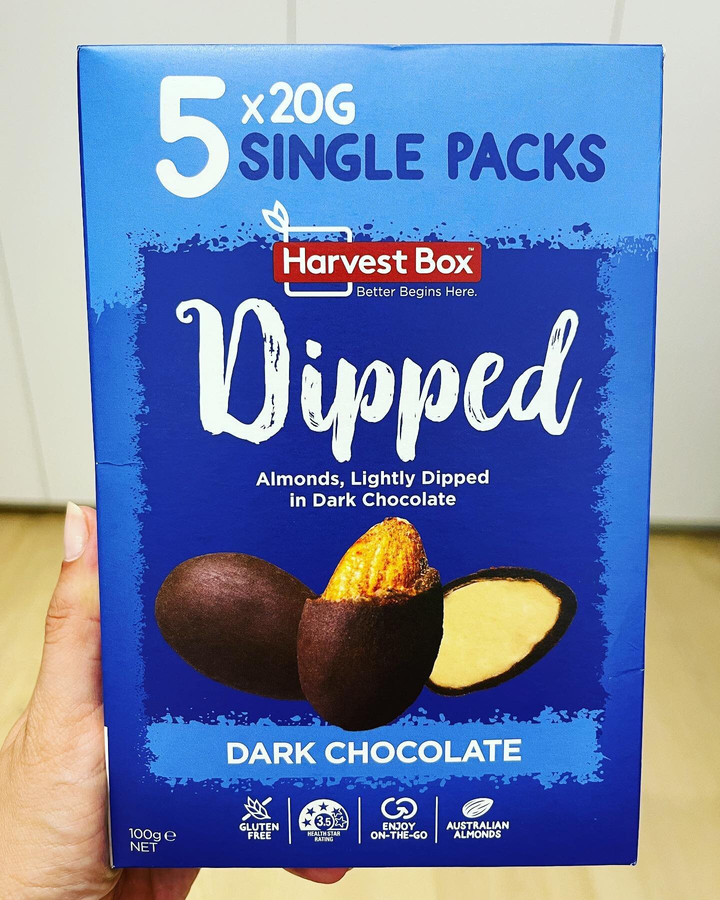 This is a great new sweet snack on the go. In a convenient portion controlled packet, with 70% almonds and 30% dark chocolate one can appreciate the best of both worlds - the nutrition from the almonds and the sweet kick from the chocolate. Available