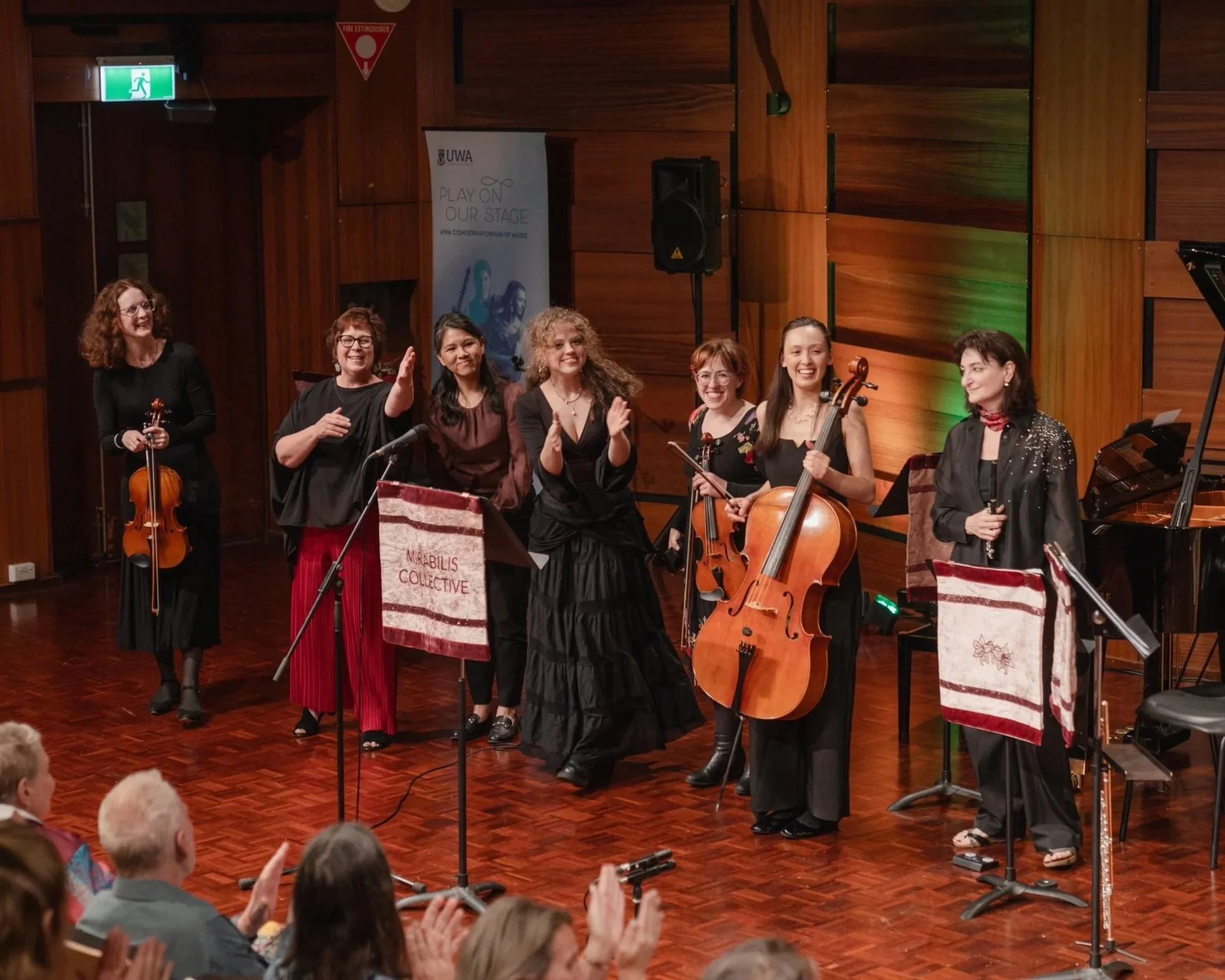 Click Image to View/Download HR from Southern Stars: Celebrating Music by Australian Women, Sunday 16 November 2025, Callaway Auditorium. Please credit Mirabilis Collective and Tallulah Chong Photography for any use.